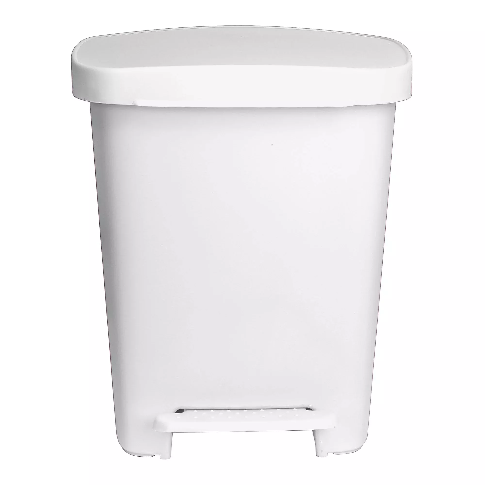 Trash Can McKesson 32 Quart / 8 gal. White Plastic Rectangular