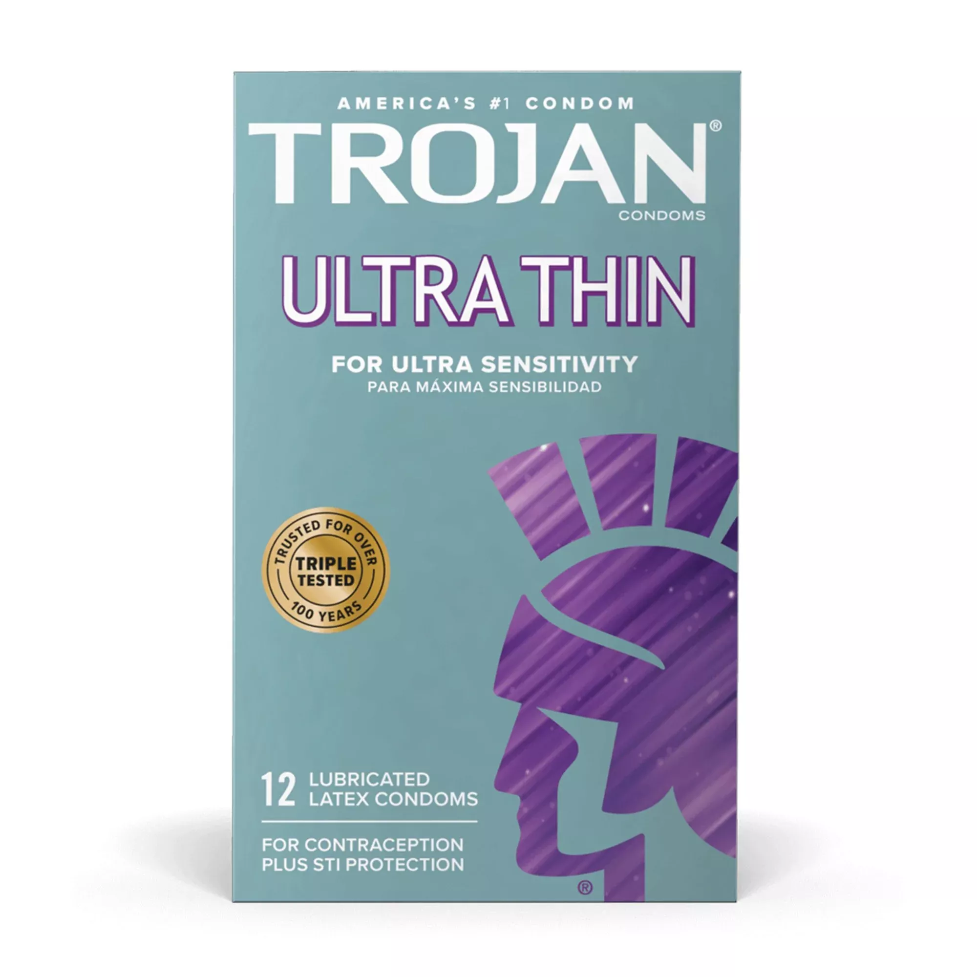 Trojan Ultra Thin Lubricated Latex Condoms