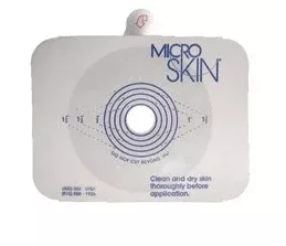 Two-Piece Transparent Ostomy Barrier Cut-to-fit MicroSkin Adhesive