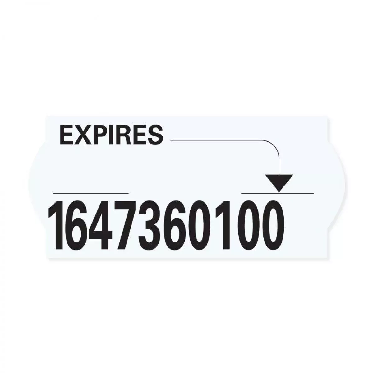 Txii Labeler With Large Numbers - 1 Each