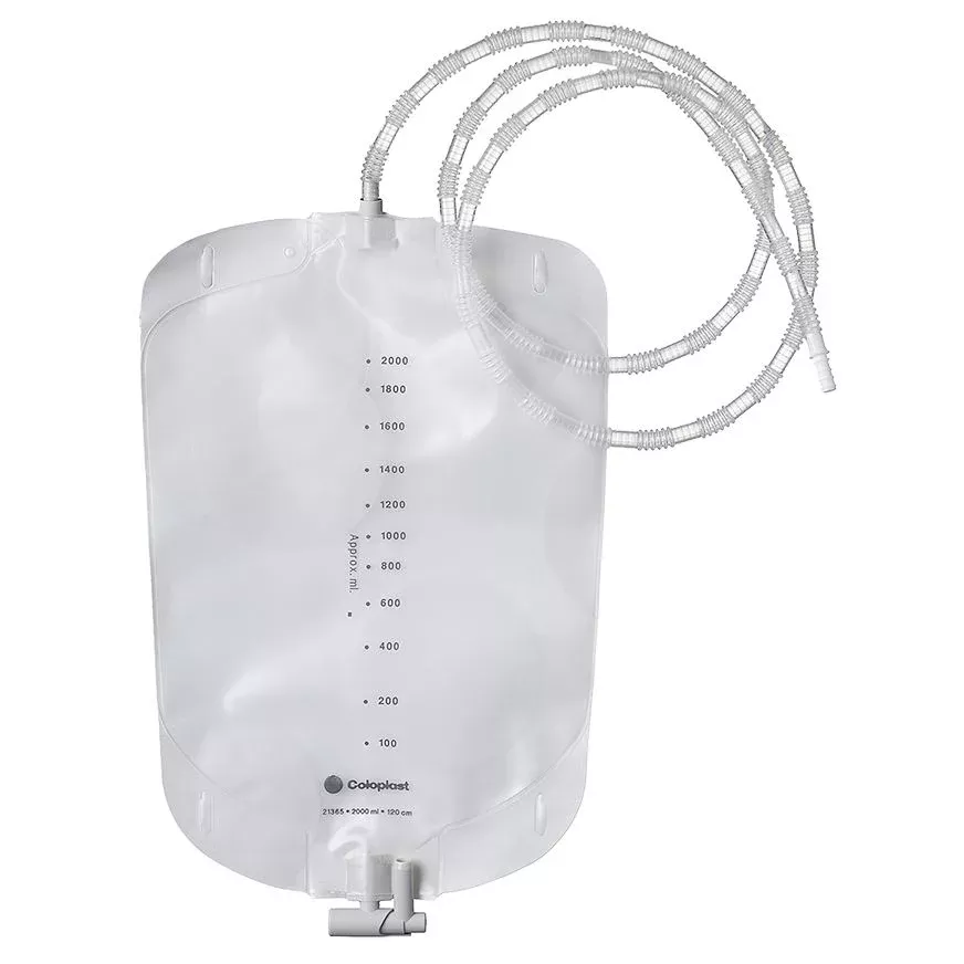 Urostomy Night Drainage Bag with Anti-Reflux Valve 2,000 mL