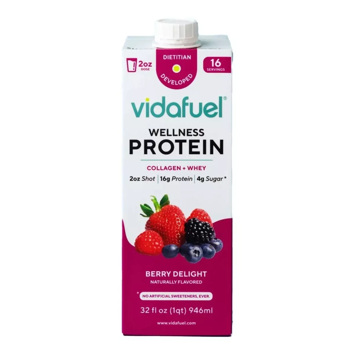 Vida Fuel Wellness Protein 32 oz Carton