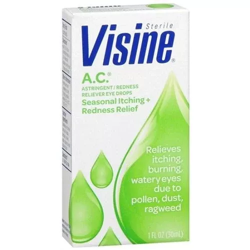Visine Ac Tetrahydrozoline Eye Drops