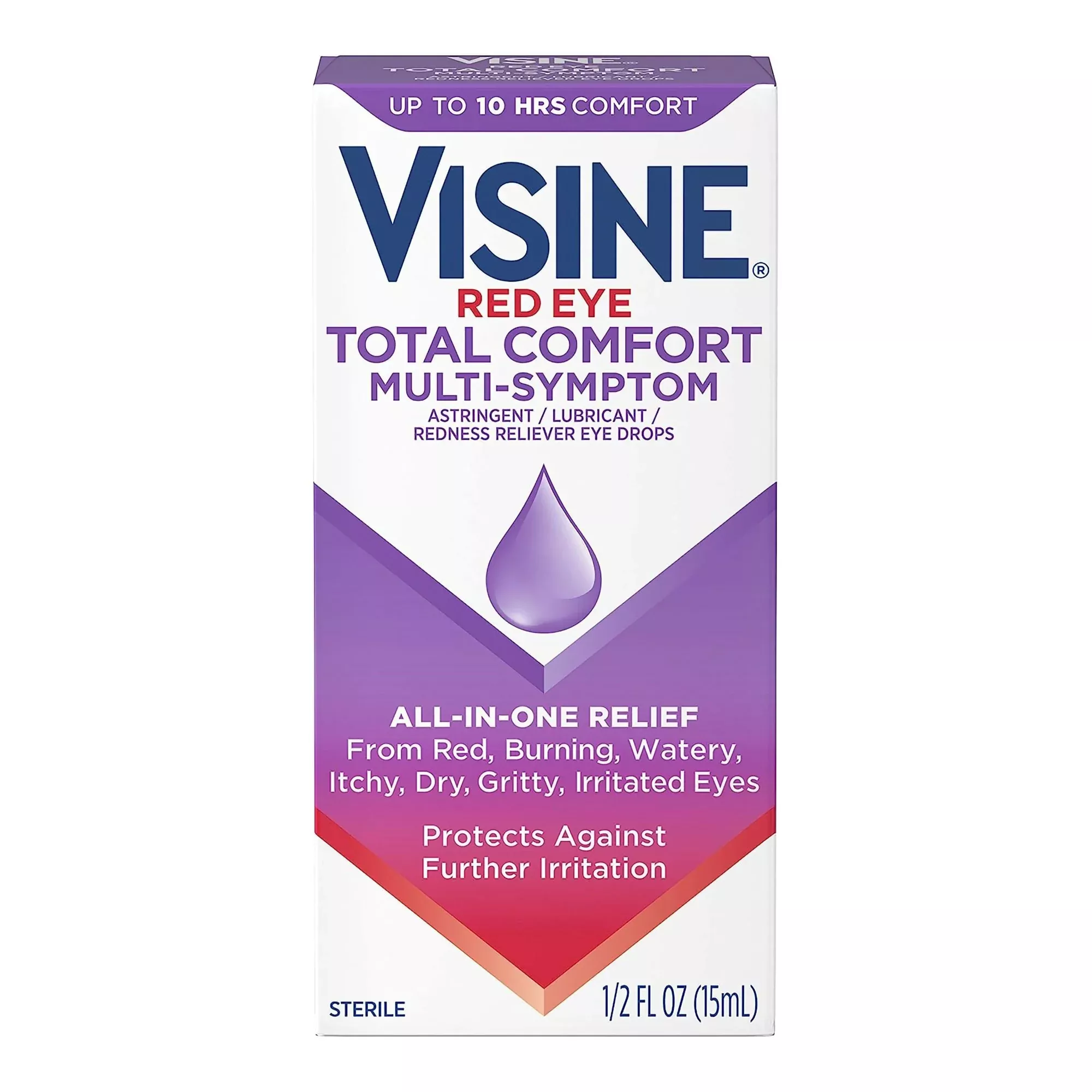 Visine Red Eye Total Comfort Multi-Symptom Eye Drops