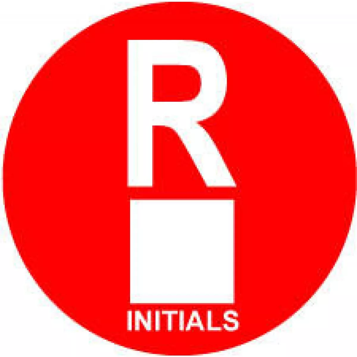 X-Ray Marker Accessory Cover Sticker With Self-Adhesive Backing, Abbreviated Right Red 1-1/4" Diameter 250 Per Box