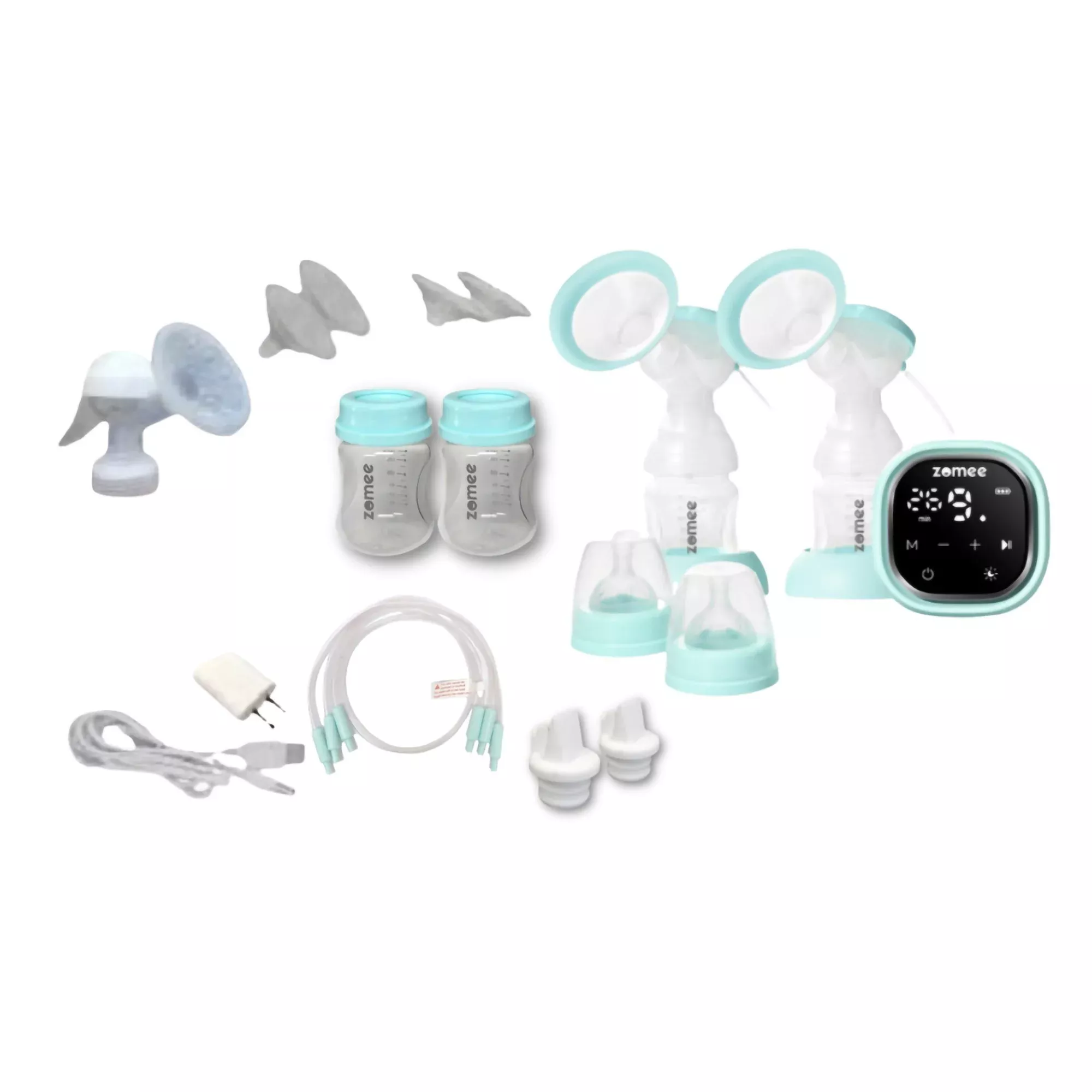 Zomee Double Electric Breast Pump Kit