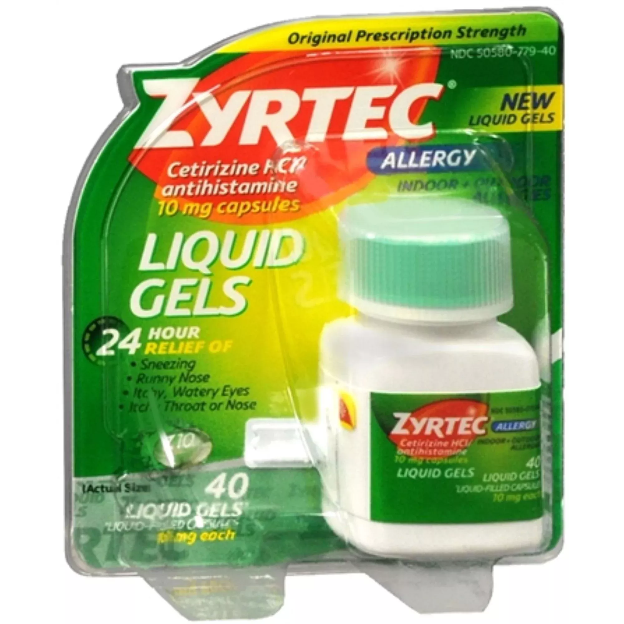 Zyrtec Allergy 10 mg Liquid Gels Capsules